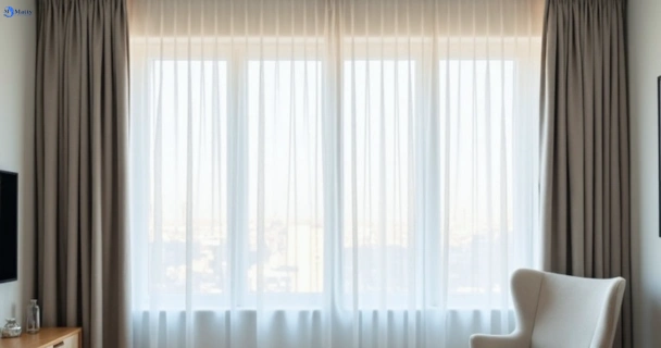 Freshly steam cleaned curtains in austinmer-nsw QLD